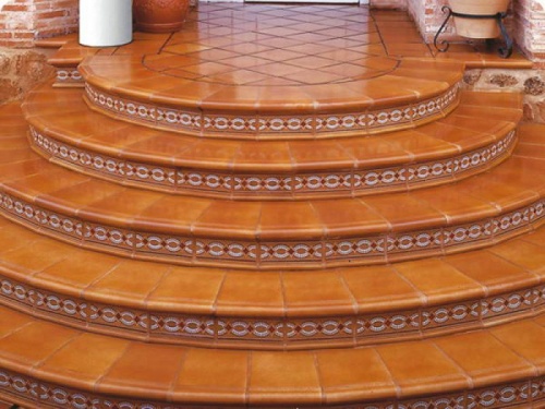 Клинкерная ступень фронтальная Rodamanto Gresmanc 310x334x50/15 мм
