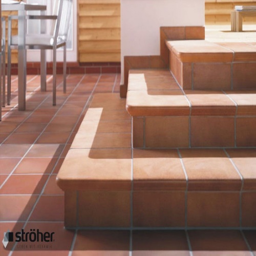 Клинкерная плитка E345 naturrot bunt Euramic 240x240/12 мм